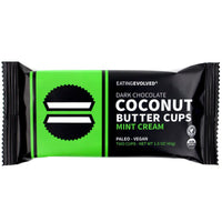 Eating Evolved, Dark Chocolate, Coconut Butter Cups, Mint Cream, Two Cups, 1.5 oz (42 g)