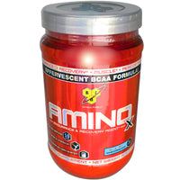 BSN, Amino X, Effervescent BCAA Formula, Blue Raz, 15.3 oz (435 g)