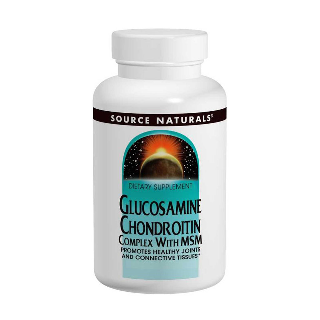 Source Naturals, Complexe de glucosamine chondroïtine avec MSM, 120 comprimés