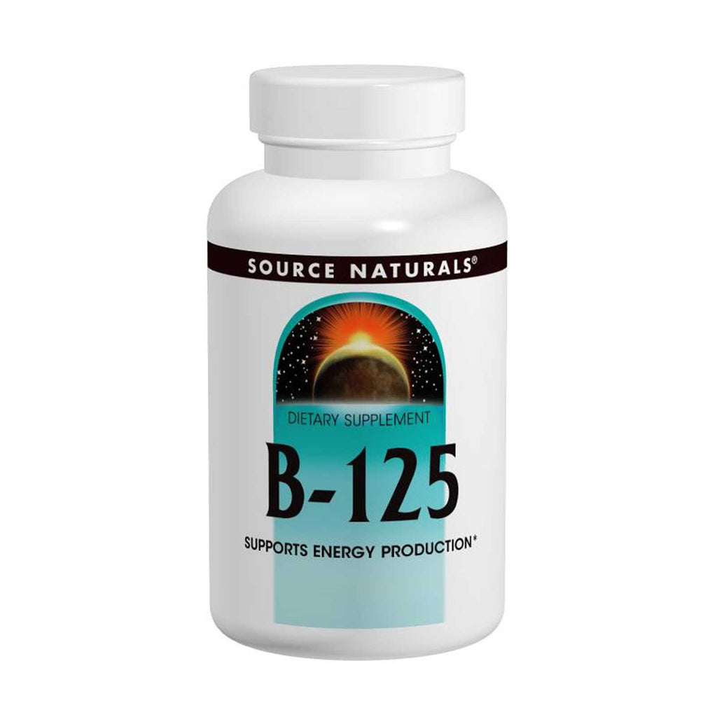 Source Naturals、B-125、125 mg、90 錠