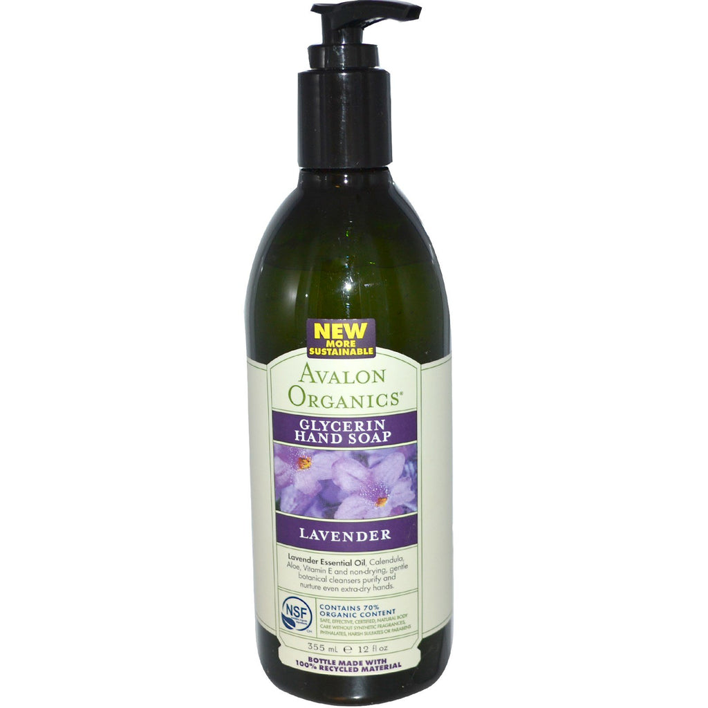 Avalon s, Glycerin Hand Soap, Lavender, 12 fl oz (355 ml)