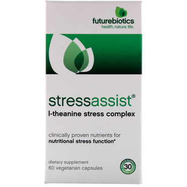 FutureBiotics, Stressassist, 60 capsules végétariennes