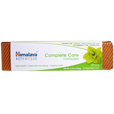Himalaya, Botanique, Complete Care Toothpaste, Simply Peppermint, 5.29 oz (150 g)