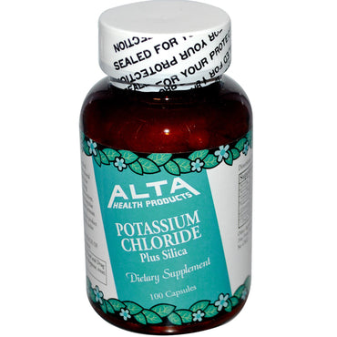 Alta Health, chlorure de potassium et silice, 100 gélules