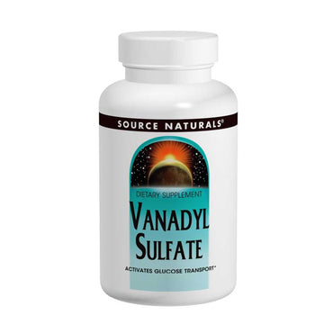 Source Naturals, Sulfate de vanadyle, 10 mg, 100 comprimés