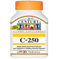 21st Century, C-250, 110 Tablets