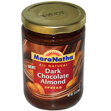 MaraNatha, Tartinade au chocolat noir et aux amandes, 13 oz (368 g)