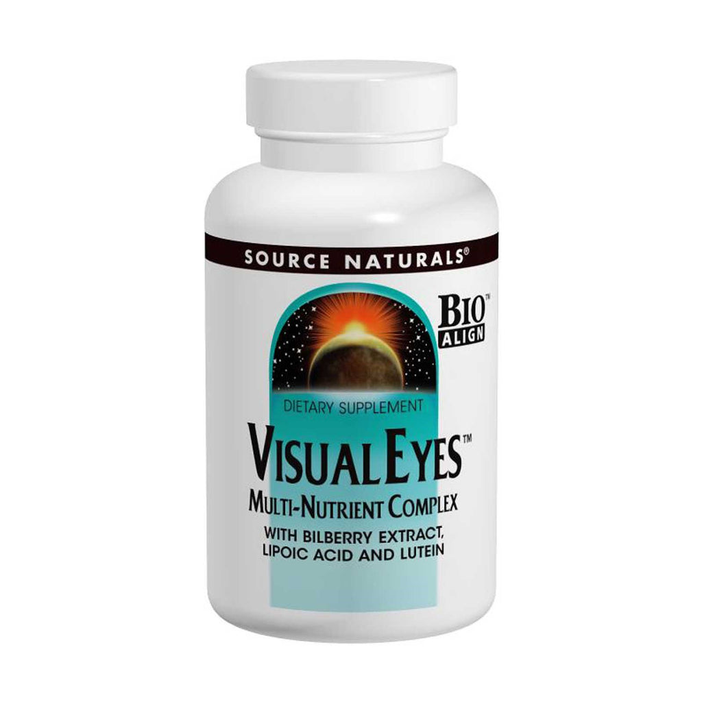 Bron naturel, visuele ogen, multi-nutriëntencomplex, 90 tabletten