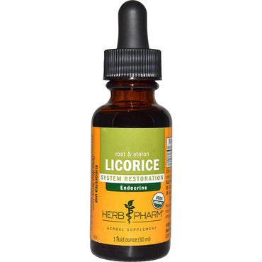 Herb Pharm, Licorice, System Restoration, 1 fl oz (30 ml)