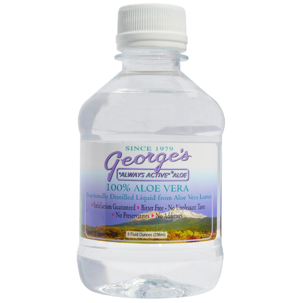George's Aloe Vera, lichid 100% Aloe Vera, 8 fl oz (236 ml)