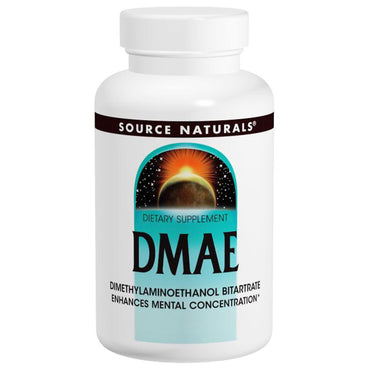 Source Naturals, DMAE, 351 mg, 200 tabletter