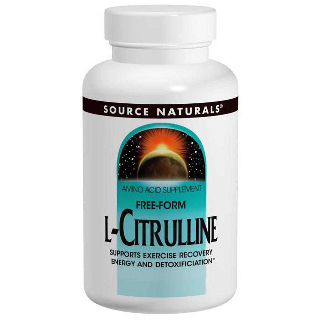 מקור טבעי, l-citrulline, בצורה חופשית, 120 טבליות