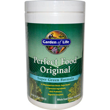Garden of Life, Perfect Food Original, fórmula súper verde, 10,58 oz (300 g)
