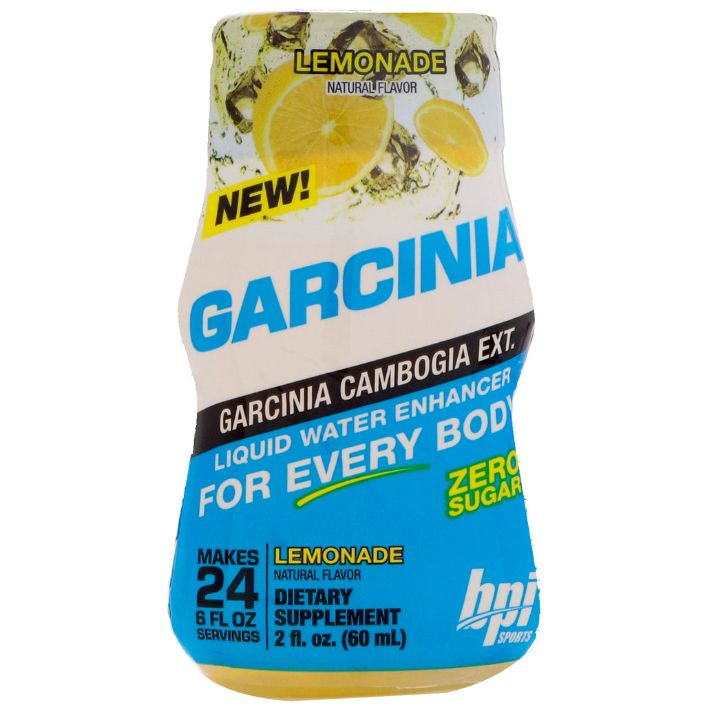 BPI Sports, Garcinia Liquid Water Enhancer, Limonadă, 2 fl oz (60 ml)