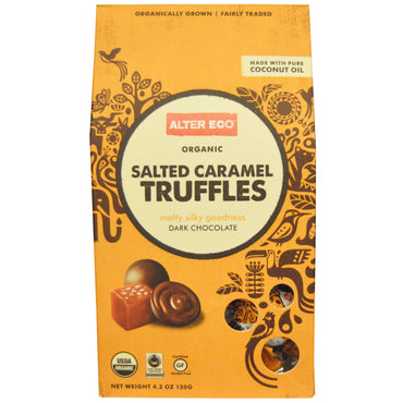 Alter Eco,  Salted Caramel Truffles, Dark Chocolate, 4.2 oz (120 g)