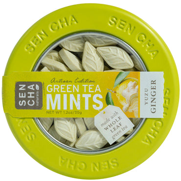Sencha Naturals Green Tea Mints Yuzu Ginger 1.2 oz (35 g)