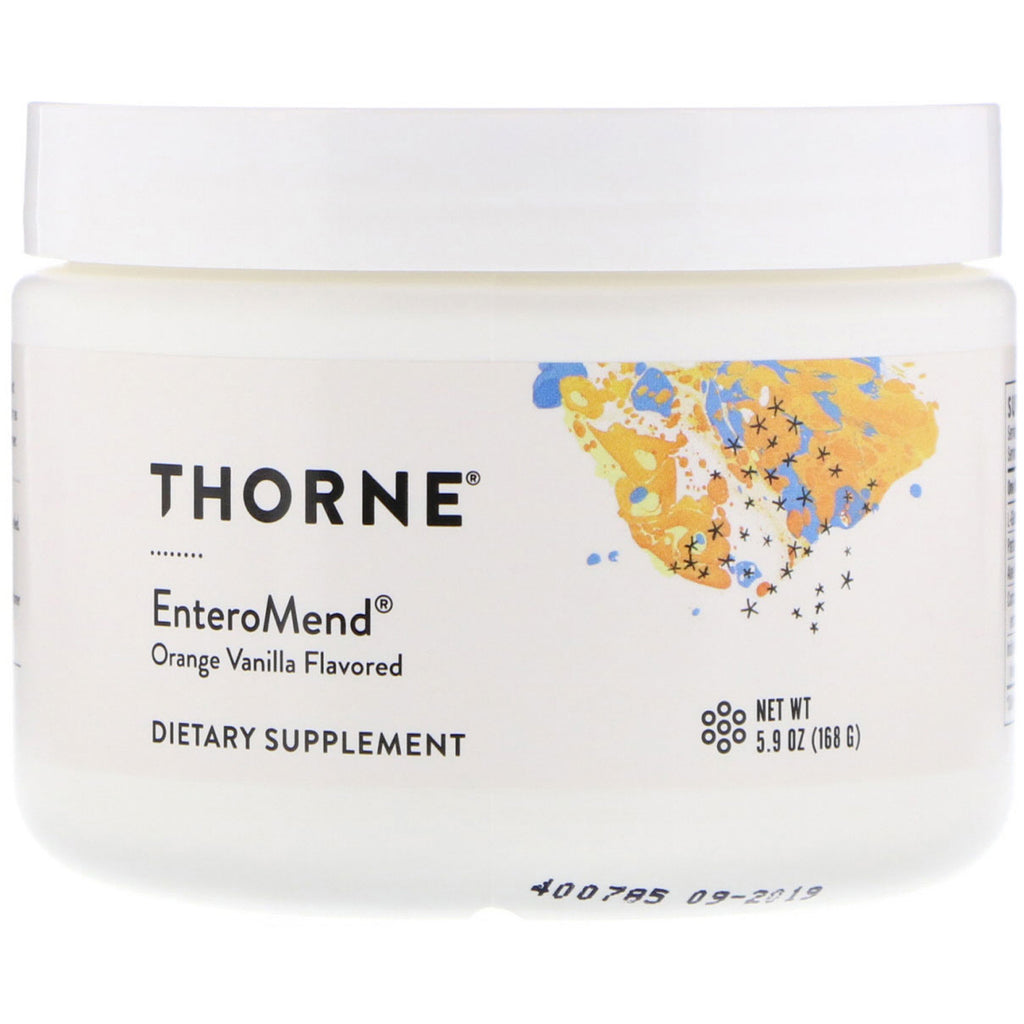 Thorne Research, EnteroMend, Baunilha Laranja, 168 g (5,9 oz)