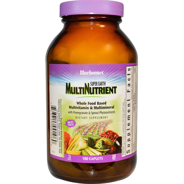 Bluebonnet Nutrition, Multinutriente Super Earth, sin hierro, 180 cápsulas