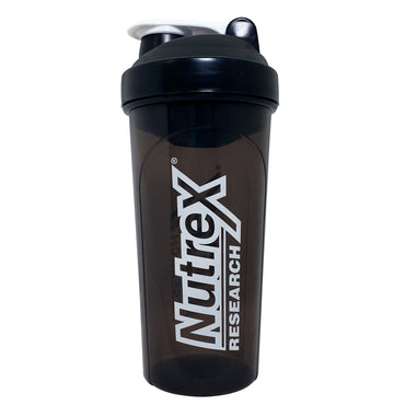 Nutrex Research, vaso mezclador, blanco y negro, 30 oz