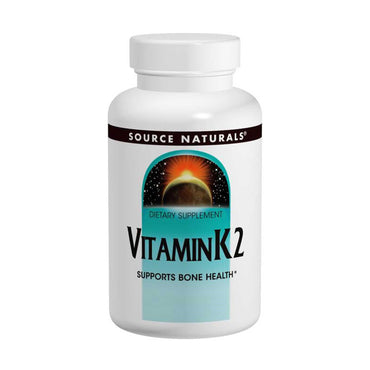 Source Naturals, Vitamine K2, 100 mcg, 60 comprimés