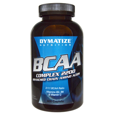 Dymatize Nutrition, BCAA Complex 2200, aminoácidos de cadena ramificada, 400 cápsulas