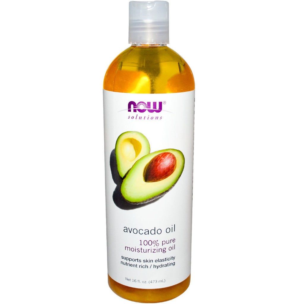 Now Foods, soluții, ulei de avocado, 16 fl oz (473 ml)