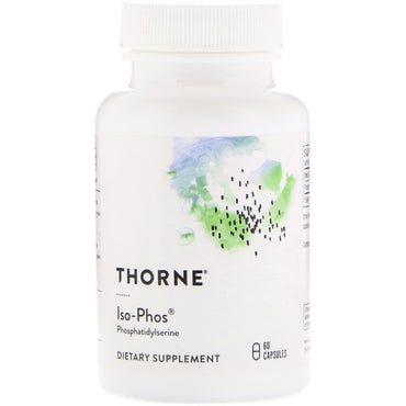 Thorne Research, Iso-Phos, fosfatidilserina, 60 cápsulas