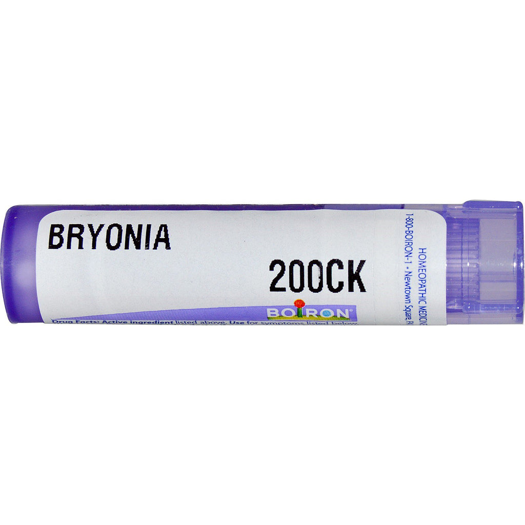 Boiron, enkeltremedier, bryonia, 200ck, ca. 80 piller