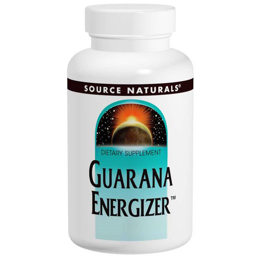 Source Naturals, Energizante de guaraná, 900 mg, 60 tabletas