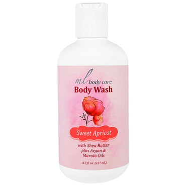 Madre Labs, Body Wash, Sweet Apricot, Cleansing with Argan & Marula Oils + Shea Butter, 8.7 fl. oz. (257 mL)