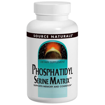 Source naturals, phosphatidylserin matrix, 60 softgels