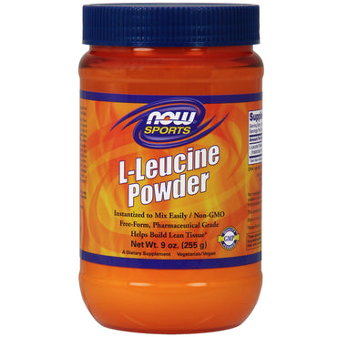 Nu voedingsmiddelen, sport, L-Leucine-poeder, 9 oz (255 g)