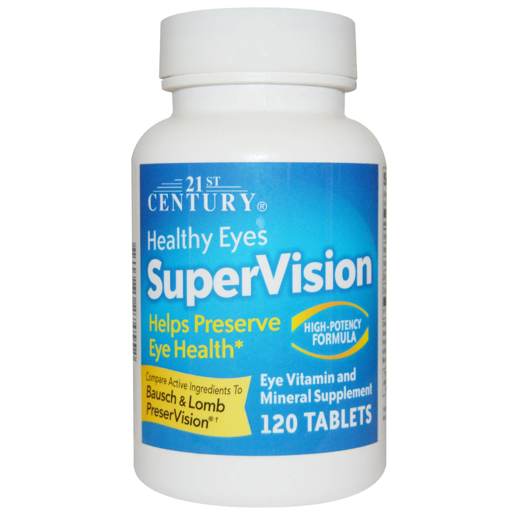 21. århundrede sunde øjne supervision høj-potens formel 120 tabletter
