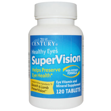 21st Century Healthy Eyes SuperVision High-Potency Formula 120 Tablets