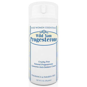 Wise Essentials, Progesterona de ñame silvestre, 3 oz (90 g)
