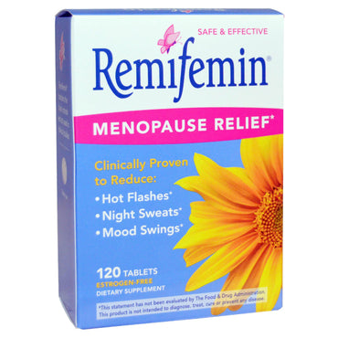 Terapia enzimática, remifemin, alívio da menopausa, 120 comprimidos