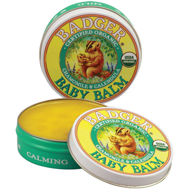 Badger Company, Bálsamo para bebés, manzanilla y caléndula, 21 g (0,75 oz)