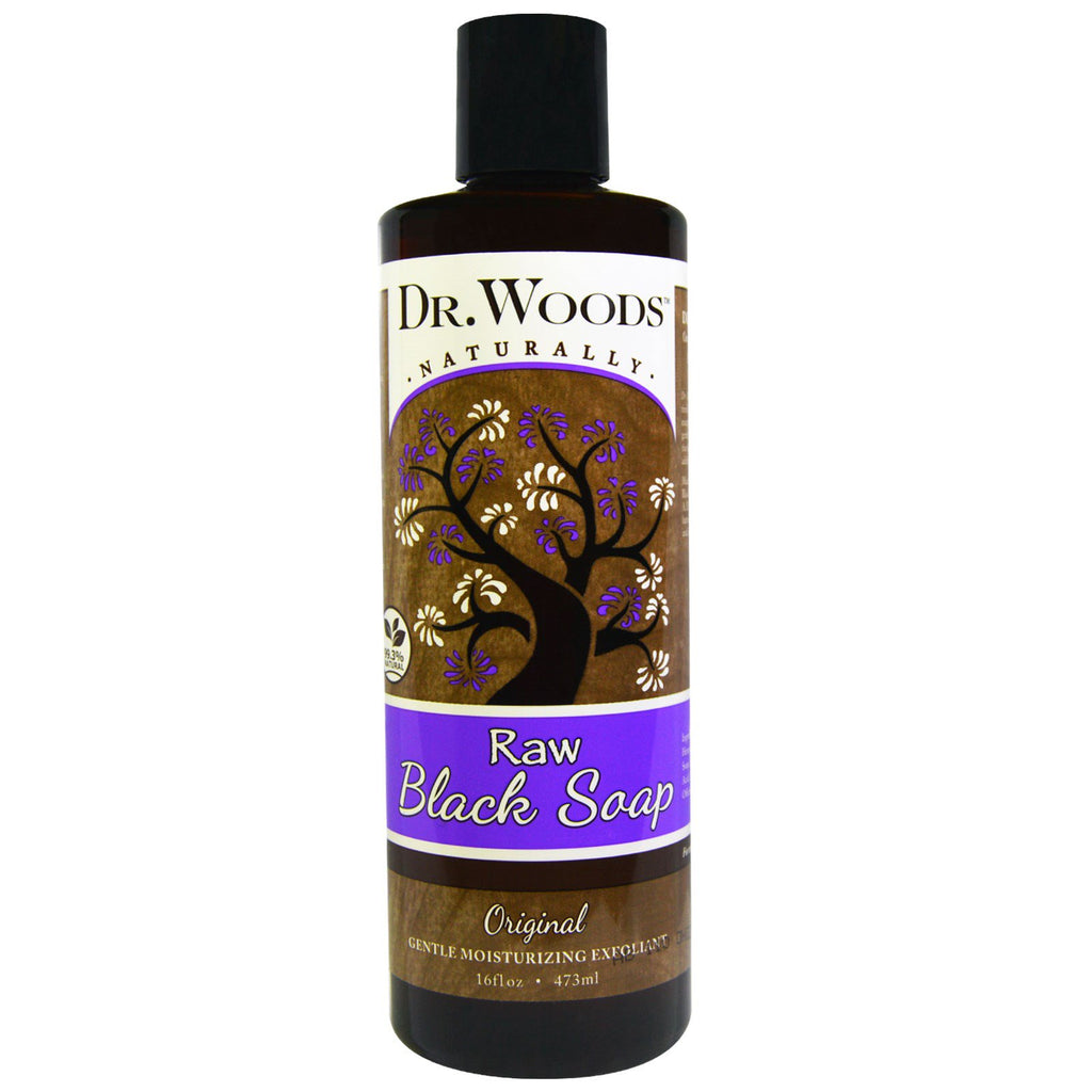Dr. Woods, Raw Black Soap, Original, 16 fl oz (473 ml)