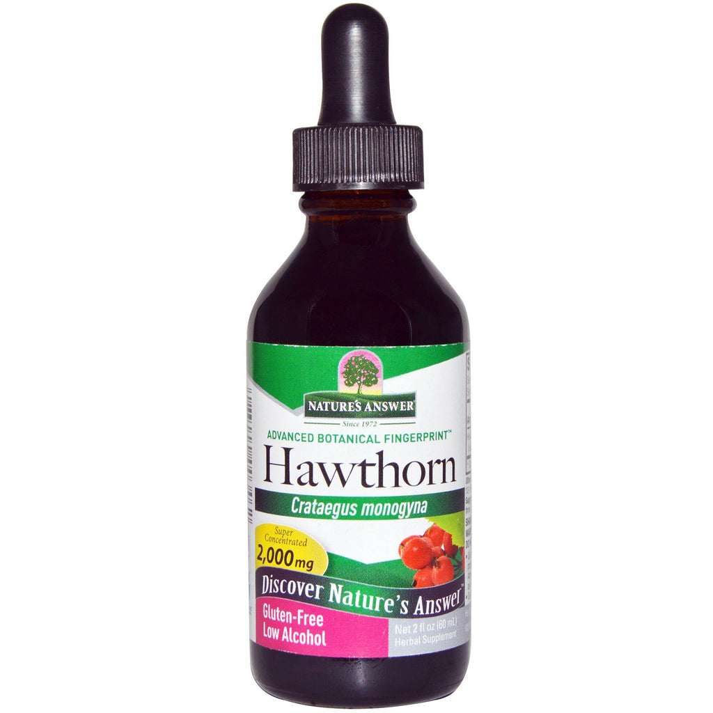 Nature's Answer, Hawthorn, Low  Alcohol, 2,000 mg, 2 fl oz (60 ml)