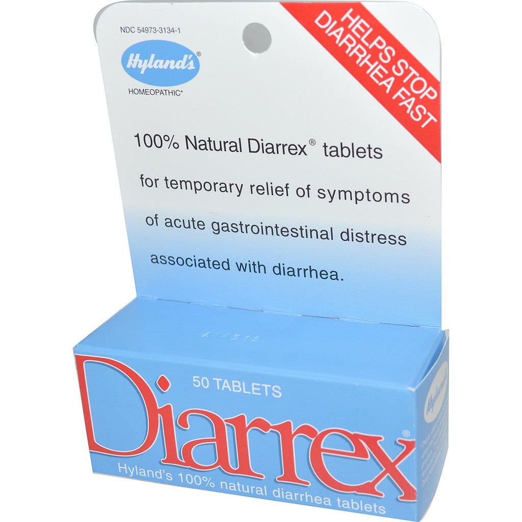 Hyland's, Diarrex, 50 tabletas