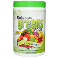 Greens World, Delicious Greens 8000, Original, 10.6 oz (300 g) Powder