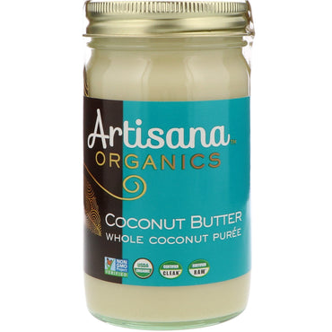 Artisana, s, 생 코코넛 버터, 397g(14oz)
