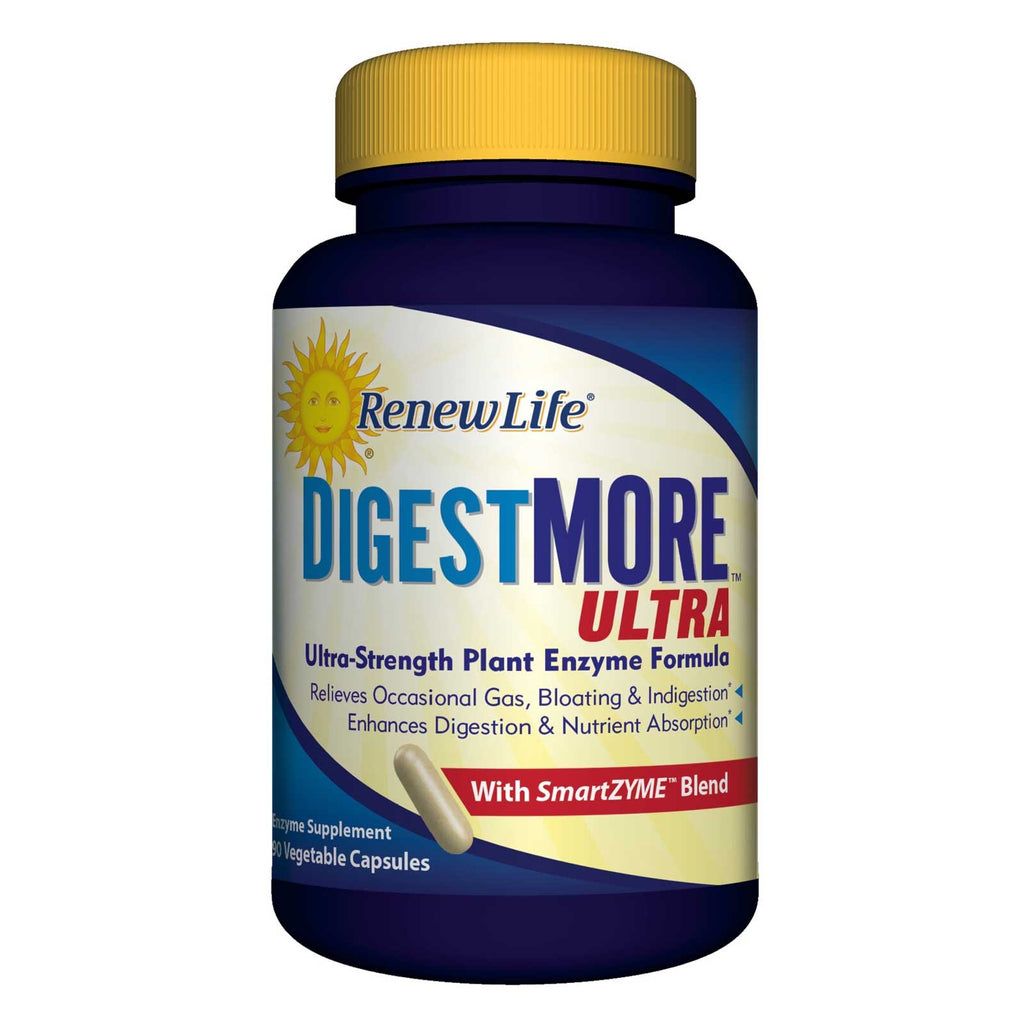 Renew Life, DigestMore Ultra, 90 cápsulas vegetales