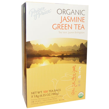 Prince of Peace, , Jasmine Green Tea, 100 Tea Bags, 1.8 g Each