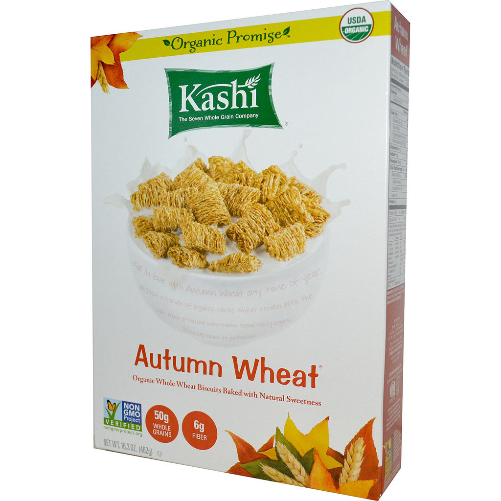 Kashi, trigo de otoño, cereal de galleta de trigo integral, 16,3 oz (462 g)