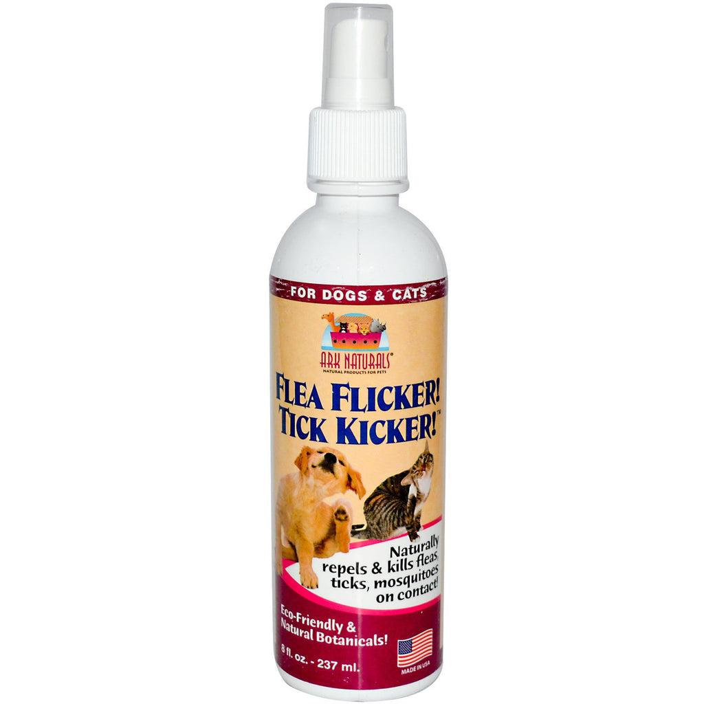 Ark Naturals, Flea Flicker! Tick ​​Kicker!, pentru câini și pisici, 8 fl oz (237 ml)