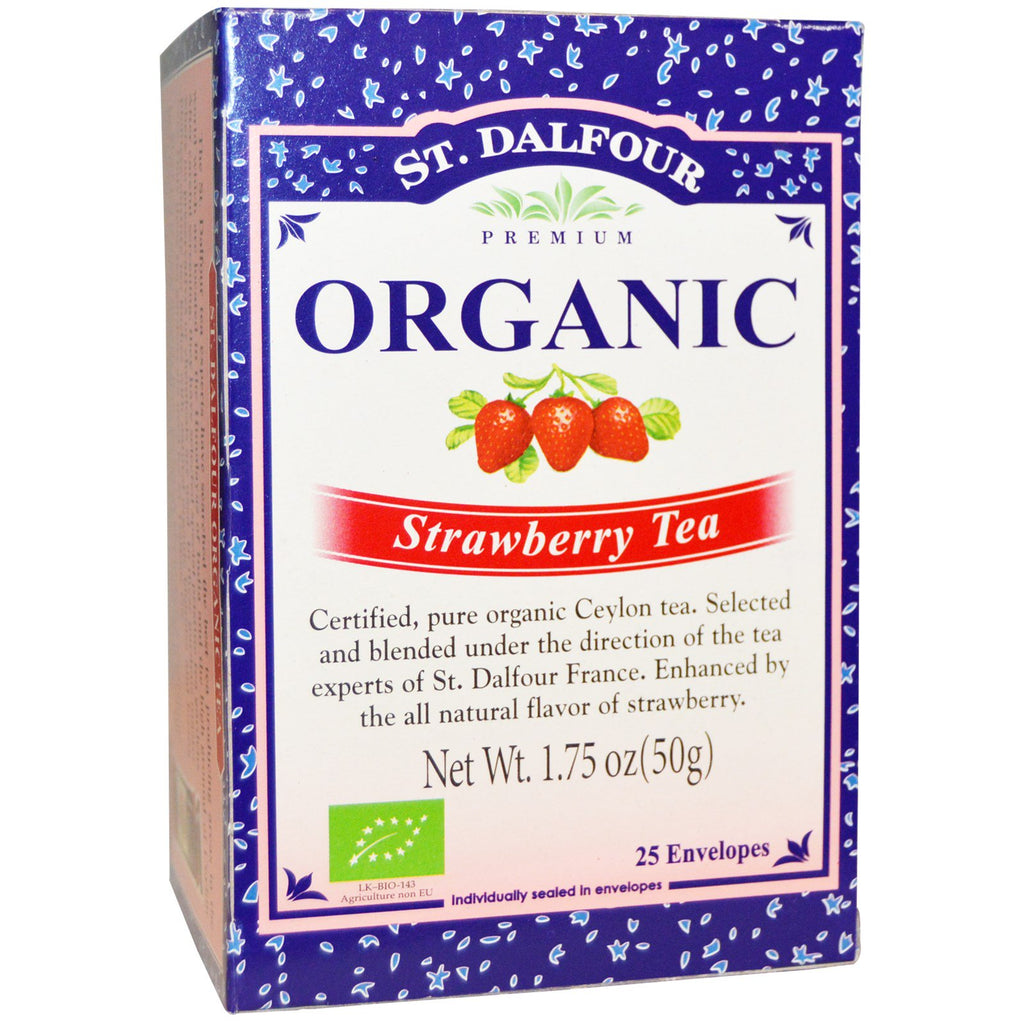St. Dalfour,  Strawberry Tea, 25 Envelopes, 1.75 oz (50 g)