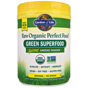 Garden of Life, Raw Perfect Food, Groen Superfood, Origineel, 14,8 oz (419 g)