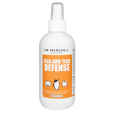 Mercola, Defesa contra pulgas e carrapatos, para cães e gatos, 237 ml (8 onças)