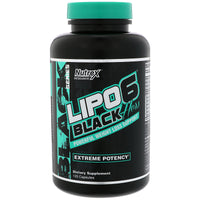 Nutrex Research, Lipo-6 Black, Hers, Puissance Extrême, 120 Capsules